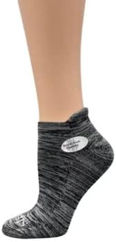 Сиера чорапи - високи перничиња со бамбус на глуждот со стража на потпетици и поддршка за лакови за удобен активен животен стил и спортови