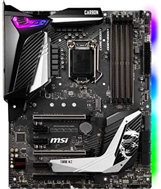 MSI MPG Z390 Gaming Pro Carbon LGA1151 M.2 USB 3.1 Gen 2 DDR4 HDMI DP SLI CFX ATX Z390 Gaming Motherboard