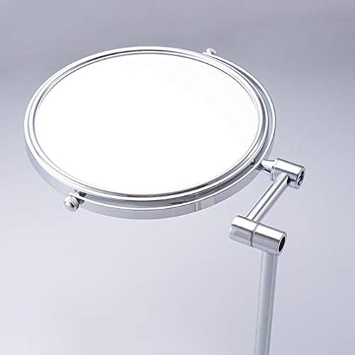 ZTHOME шминка суета огледало, 3x зголемување на убавината, двострана wallид монтиран козметичко огледало 360 ° вртење на огледало