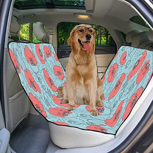 Еневоткс Капак За Кучешки Седишта Прилагоден Жив Дизајн Стил Креативен Тренд Печатење Капаци За Автомобилски Седишта За Кучиња
