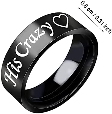 Женски модни прстени Едноставен титаниумски челик прстен женски ринг -цртан филм симпатичен накит прстен