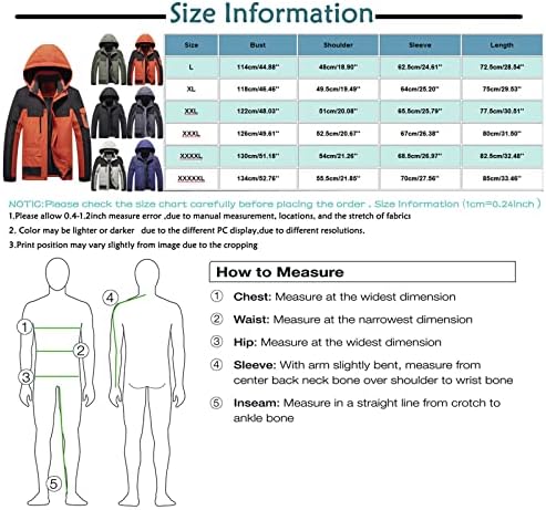 ADSSDQ Менс јакна, зимска туника модна дневна облека за ветерници за ветерници за ветерници со долги ракави удобно боење на надворешната облека