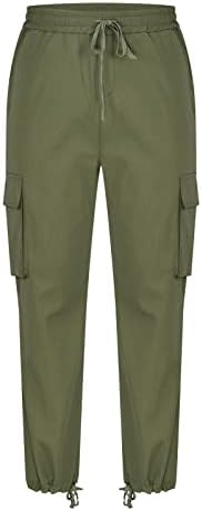 Панталони за пешачење LCEPCY за мажи опуштени вклопени плус големина мулти-џеб надворешни панталони со лесен риболов патни сафари панталони