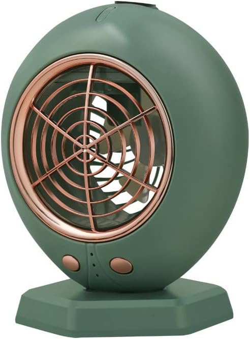 Синоиден преносен мини вентилатор, 4 во 1 овластувач на вентилатор за ладење со вода, овлажнувач на вентилаторот за полнење, вентилатор за