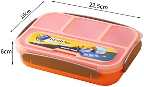 ygqzm 1000ml кутии за ручек бенто кутии за деца 4 контејнери за храна за храна, микробранова протекно-кутија за бенто, докажано за истекување