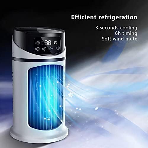 Преносни климатизери, ладилник за испарување на воздухот со тајмер и RGB боја ноќно светло, 3 брзини личен USB ладилник за воздух