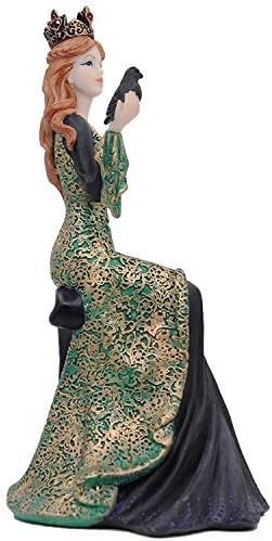 Удобна час ирска принцеза колекција 7 ”Кралицата зелена фустан со фигура на смола од врана за Денот на Свети Патрик и секојдневната колекција