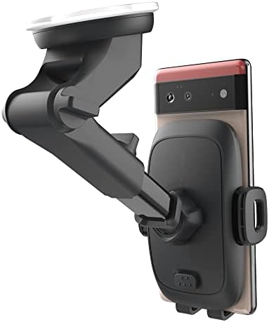 Заграден држач за телефон XL за Google Pixel 6, 6 Pro Mount Car - Подготвување на цртичка/шофершајбна со големи телефони за