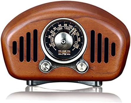 Dloett Portable гроздобер дрвен приемник Ретро радио класик Mp3 Music Player Box звучник