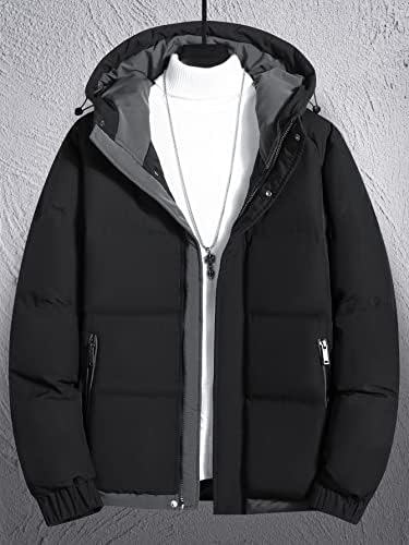 Oshho јакни за жени - мажи 1 парчиња патент со палто со качулка со качулка