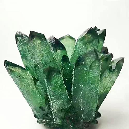 Ралдмов природен зелен кристал кластер духови за лекување кристали примероци за домашни декорации подароци