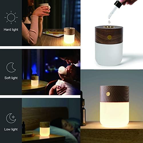 Landgoo ароматерапија ламба за дифузорно масло, прилагодлива батерија за дифузер за осветлување, управувана со USB дифузери за полнење
