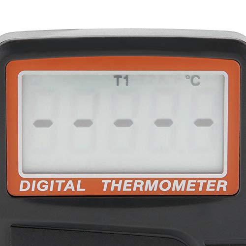 6802II Дигитален Lcd Термоспој K Тип Термометар Температура Метар -50°C-1300°C Двоен Канал Мини К Тип со 2 Термоспој Сензори