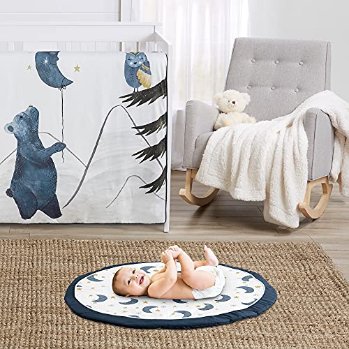 Слатка Jојо дизајнира месечина и starвезда момче или девојче бебе плејматски стомак време време за новороденче игра - морнарица сина