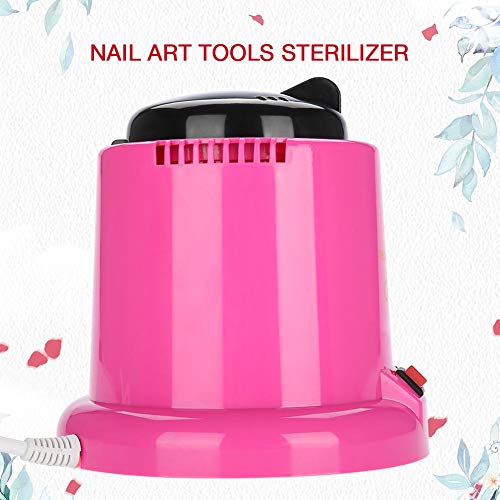Чистач на алатки за нокти, Mocrion Tweezers Nail Art Machine Manicure Matemure Metal Tools Cremper Rose Roge Roge Roge Rox