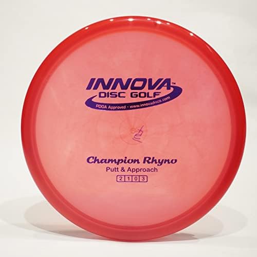 Innova Rhyno Rancho Mold Putter & Access Golf Disc, изберете тежина/боја [Печат и точна боја може да варираат] црвена 167-169 грама