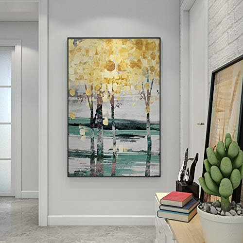 Импресионизам масло сликање чисто рачно насликано богатство на маслото со масло со модерна уметничка wallидна уметност за дневна соба тремот прошетка