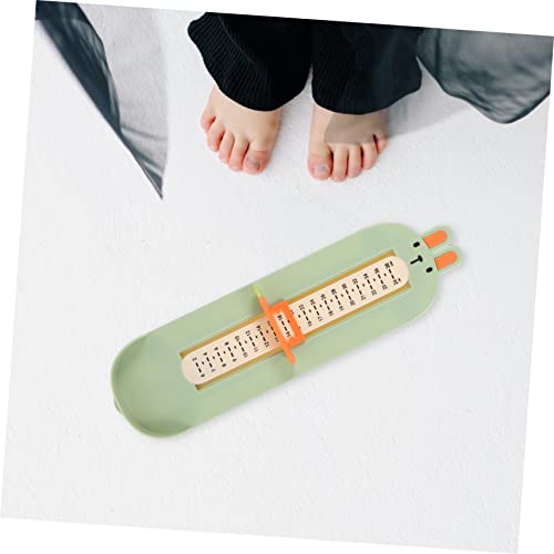 Уред за мерење на стапалото на Хемотон Детска стапало ABS пластични зелени универзални чевли
