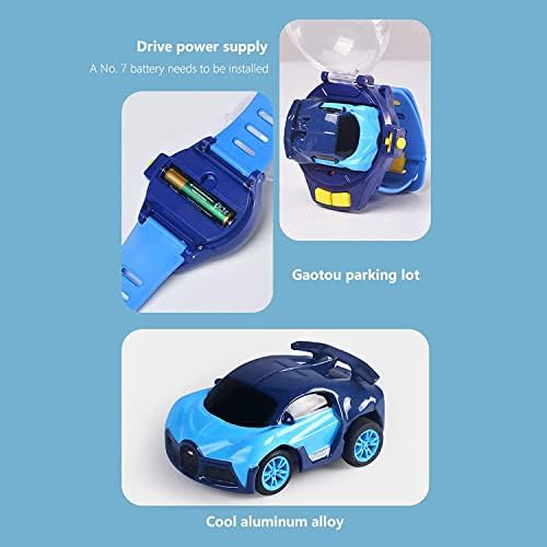 2022 Нов мини играчки за часовници за автомобили со далечински управувач, играчки за одвојување на автомобили од 2,4 GHz, симпатичен