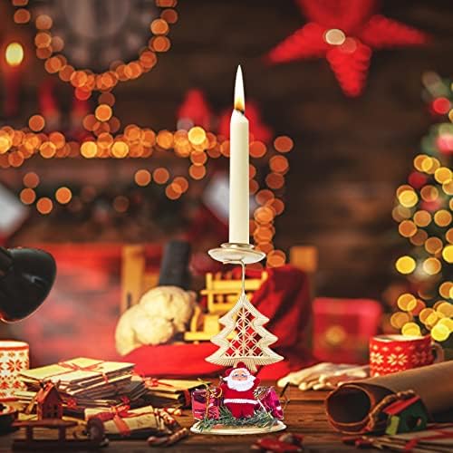 2022 Божиќни Украси За Држачи За Свеќи Од Ковано Железо Божиќна Свеќа Декорација На Маса Украси За Држачи За Свеќи Преголеми Божиќни
