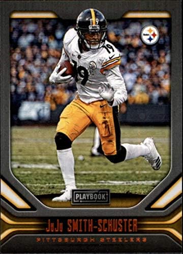 2019 Panini Playbook Orange 18 Juju Smith-Shuster Pittsburgh Steelers NFL Football Trading Card