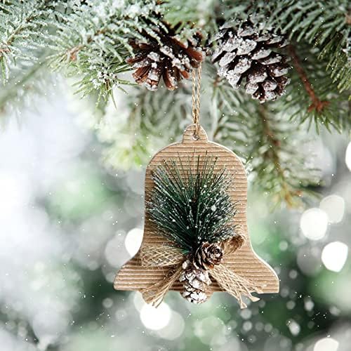 Декорација на новогодишни украси што висат украси Сјајни новогодишни порибници Снежен човек Риндеј Р Санта Снегулка Орнаменти за XMAS
