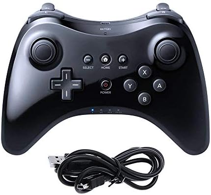 CuleEedtec Black Classic Classic Wireless Pro Controller Controller Controller GamePad joypad далечински управувач за Wii u