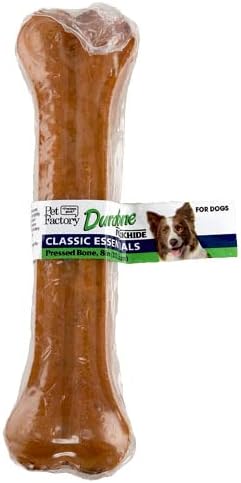 Pet Factory Classic Classic Essentials Beefhide 6 Durabone Dog Chew Treat за агресивни џвакачи - природен вкус, 1 броење/1 пакет