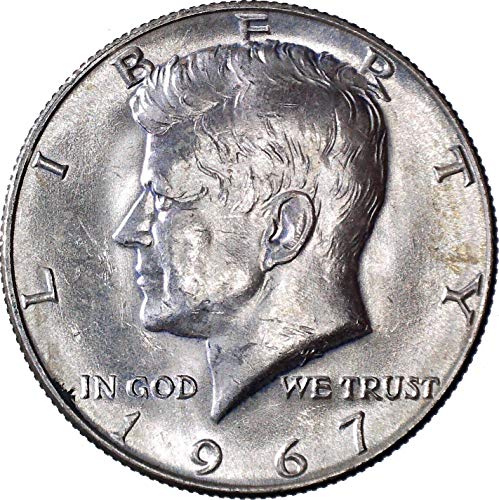 1967 Сребрена Кенеди Половина Долар 50С За Нециркулирани