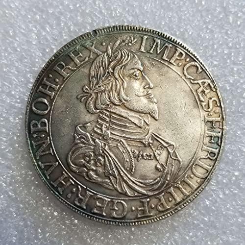 Антички Занаети 1642 Германски Сребрен Долар Јуан Дату Монета Комеморативна Монета 1954