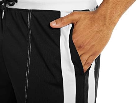 МАГНИВИТ Машки Лесни Атлетски Панталони Мрежести Панталони Отворено Дно Со Џебови