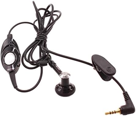 Моно слушалки жични слушалки единечни слушалки од 2,5 мм црна компатибилна со Алкател 871А
