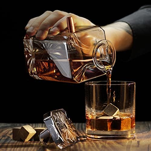 50 Воен Тактички Стил Алкохол Виски Декантер-Компанија Управувана Од Ветеран Во Американска Сопственост-Најдобри Подароци За