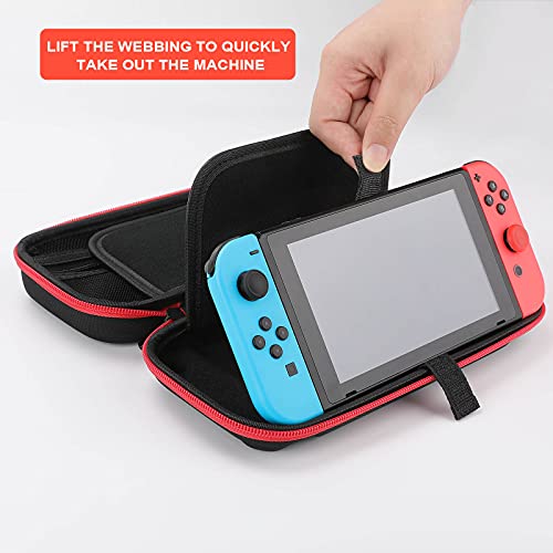 Без драма без лама за носење случај за Nintendo Switch Заштитна преносна торба за патувања со тврда школка за торбичка за торбички
