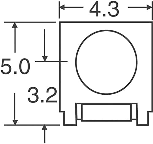 Индикатор за индикатор за предводена табла со предводена табла со предводена табла со предводена единечна жолта - 2V 200mA - - Површинска