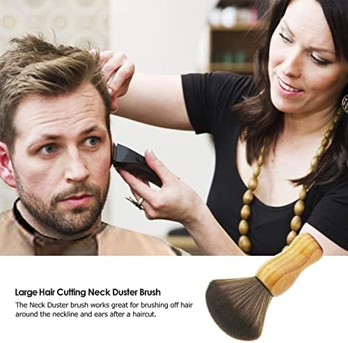 Професионалци за четка за вратот на вратот ВЕФСУ БАРБЕР Голема коса сечење на вратот, четка за четка за чистење на косата за коса, алатка за