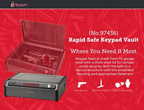 Хорнади брз пиштол безбеден со RFID инстант пристап за пиштоли и скапоцености.