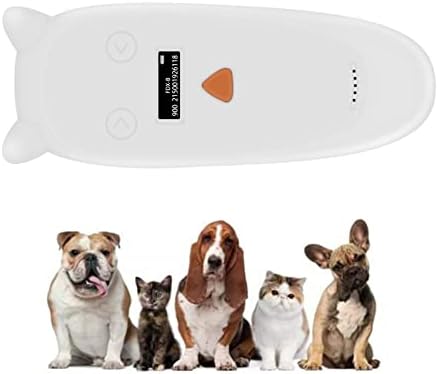 Скенер за Микрочипови Smoostart Pet, ISO11784/ISO11785/FDX-B/ЕМИД Симпатичен Читач На Микрочипови За Миленичиња За Животни/Миленичиња/Куче/Мачка/Свиња