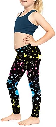 Помлади броеви на хеланки Девојки Девојки работат со јога панталони тесни деца активни облеки во спортски нозе спортови спортови