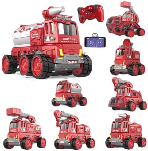 Магнетско инженерско возило Детско момче играчко играчки магнетно парче градежно блок со варијабилно инженерство собрание противпожарен камион
