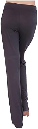 Rbculf ogогер Пант за женски јога салата за џемпент со високи половини широки панталони за нозе, лабава обична тренингот надвор од хеланки