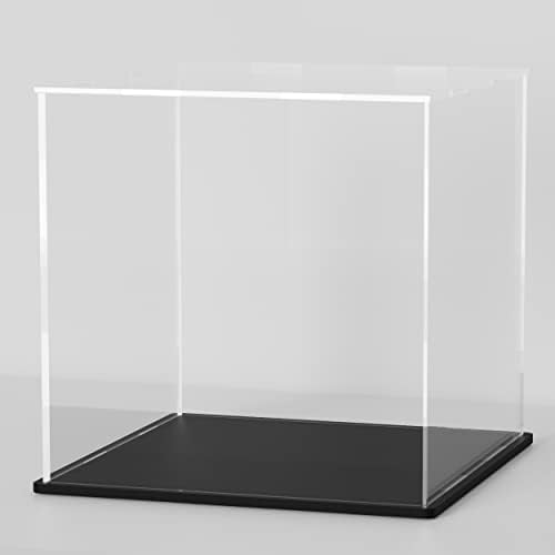 ХОПЕМЕ 8 инчен акрилен случај за дисплеј, чиста дисплеј акрилна кутија за колекционерски производи, алтернативно стакло куќиште