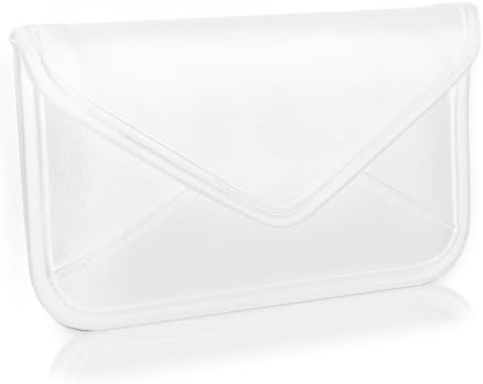 Boxwave Case Компатибилен со Vivo X51 5G - Елита кожна торбичка за месинџер, синтетички кожен покритие дизајн на пликови за виво X51 5G