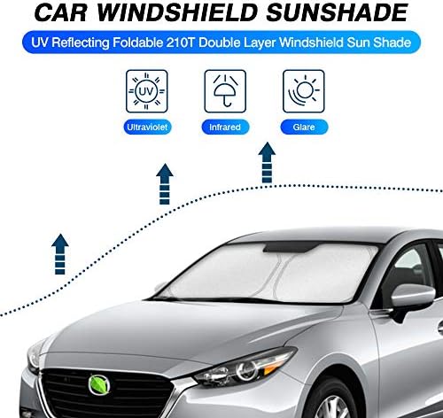 Kust Custom Fit Whindshield Sun Shade For Mazda 3 2014 2015 2017 2017 2018 Mazda3 додатоци хечбек/седан сончево за склоп на