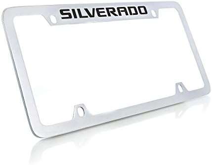 Chevrolet Silverado Chrome позлатен метален врвен регистарски таблички