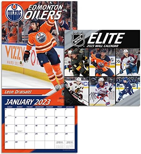 Тарнер Спорт NHL Elite 2023 Мини календар на wallидови