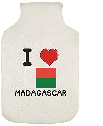 Азиеда „Јас го сакам капакот за шише со топла вода Мадагаскар“