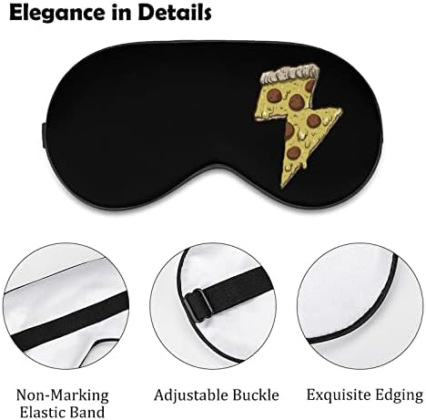 Грмотечна маска за спиење на пица со прилагодлива лента меко око за затемнување на затемнување за следење за патување Опуштете се