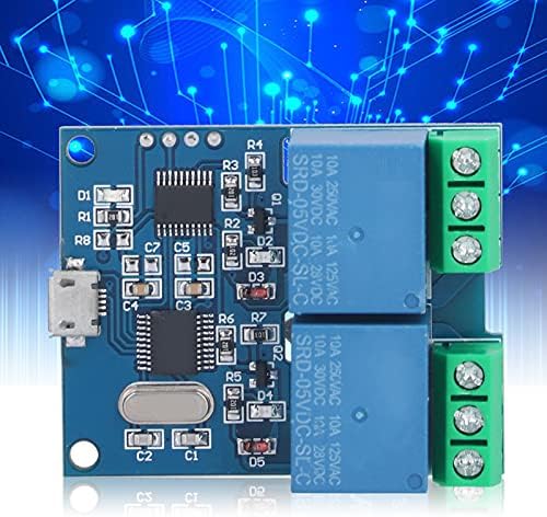 Shanrya USB Intelligent Control Switch, Интелигентен модул за реле за контролен прекинувач со LED за индустрија за електричар за прекумерна