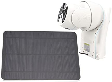 Соларна безбедносна камера на Walfront Outdoor, безбедносен уред за отворено Едноставно инсталирање на безжична камера за надзор 1080p